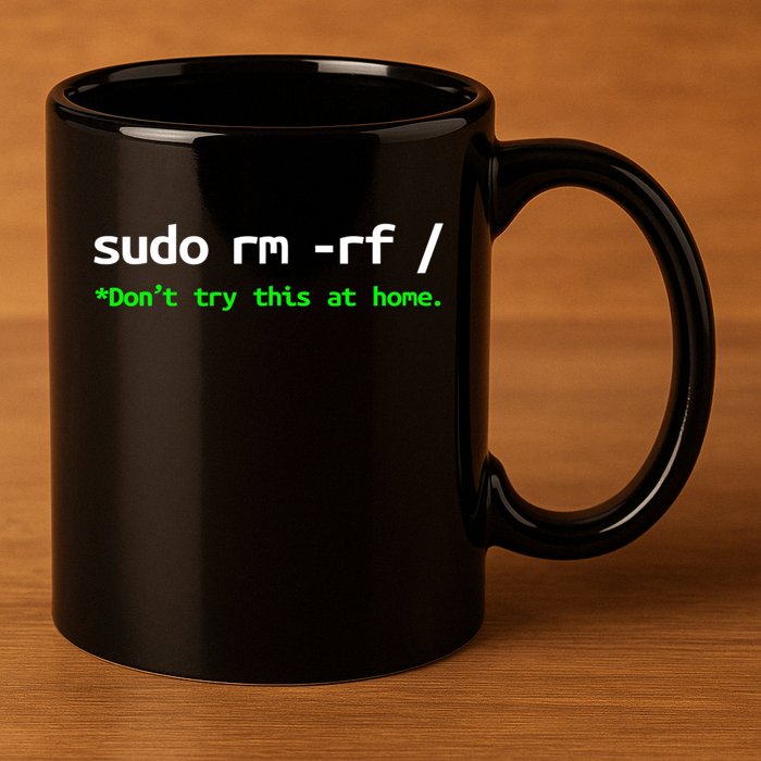 Sudo Rm Rf Linux, Programmer, Engineer, Opensource 11oz C Handle Ceramic Mug