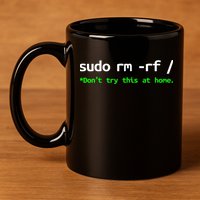 Sudo Rm Rf Linux, Programmer, Engineer, Opensource 11oz C Handle Ceramic Mug