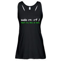 Sudo Rm Rf Linux, Programmer, Engineer, Opensource Ladies Essential Flowy Tank