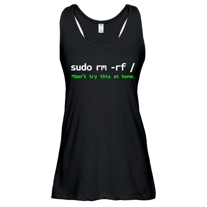 Sudo Rm Rf Linux, Programmer, Engineer, Opensource Ladies Essential Flowy Tank