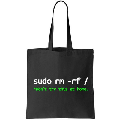 Sudo Rm Rf Linux, Programmer, Engineer, Opensource Bag