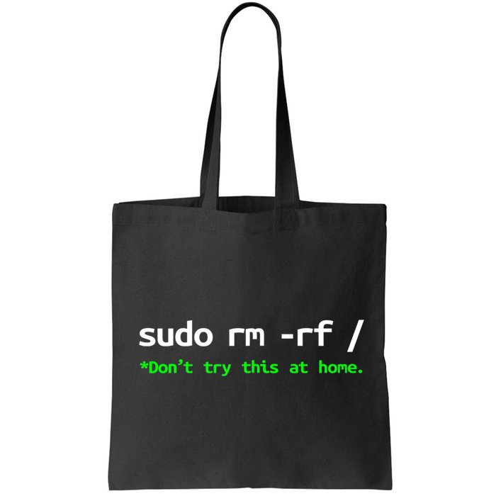 Sudo Rm Rf Linux, Programmer, Engineer, Opensource Bag