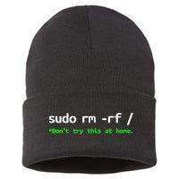 Sudo Rm Rf Linux, Programmer, Engineer, Opensource Sustainable Knit Beanie