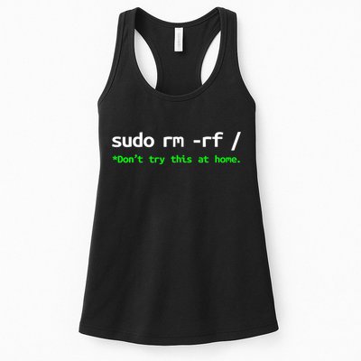 Sudo Rm Rf Linux, Programmer, Engineer, Opensource Womens Tank Top