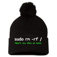 Sudo Rm Rf Linux, Programmer, Engineer, Opensource Pom Pom 12in Knit Beanie