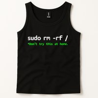 Sudo Rm Rf Linux, Programmer, Engineer, Opensource Tank Top