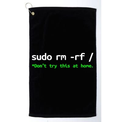 Sudo Rm Rf Linux, Programmer, Engineer, Opensource Golf Towel