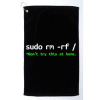 Sudo Rm Rf Linux, Programmer, Engineer, Opensource Golf Towel
