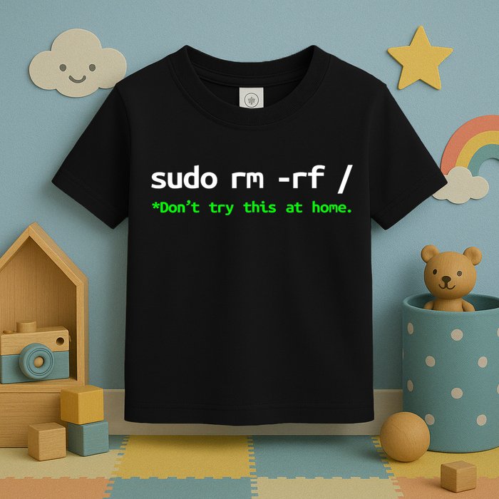 Sudo Rm Rf Linux, Programmer, Engineer, Opensource Toddler T-Shirt