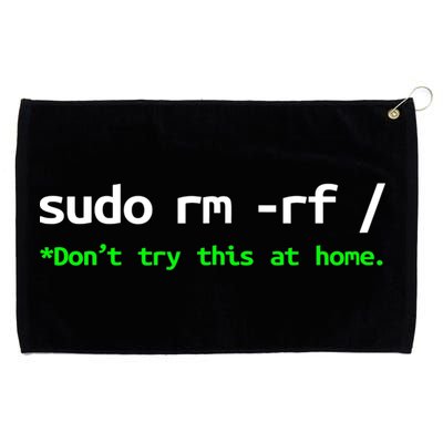 Sudo Rm Rf Linux, Programmer, Engineer, Opensource Grommeted Golf Towel