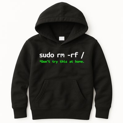 Sudo Rm Rf Linux, Programmer, Engineer, Opensource Kids Hoodie