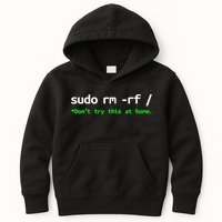 Sudo Rm Rf Linux, Programmer, Engineer, Opensource Kids Hoodie
