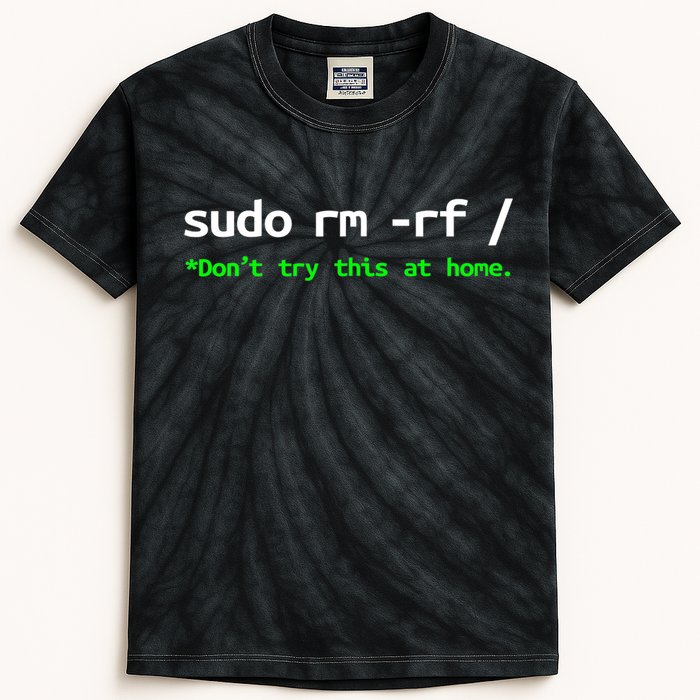 Sudo Rm Rf Linux, Programmer, Engineer, Opensource Kids Tie-Dye T-Shirt