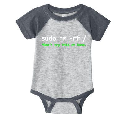 Sudo Rm Rf Linux, Programmer, Engineer, Opensource Infant Baby Jersey Bodysuit