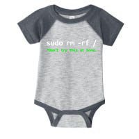 Sudo Rm Rf Linux, Programmer, Engineer, Opensource Infant Baby Jersey Bodysuit