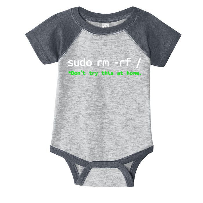 Sudo Rm Rf Linux, Programmer, Engineer, Opensource Infant Baby Jersey Bodysuit