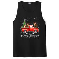 Squirrel Riding Red Truck Christmas Decorations Pajama PosiCharge Competitor Tank