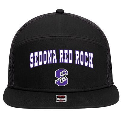 Sedona Red Rock High School Scorpions Gift C2 7 Panel Mesh Trucker Snapback Hat