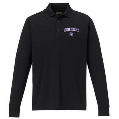 Sedona Red Rock High School Scorpions Gift C2 Performance Long Sleeve Polo