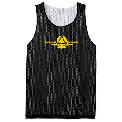 Scifi Red Rising Saga Gold Sigil Logo Mesh Reversible Basketball Jersey Tank