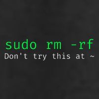 Sudo Rm Rf Funny Linux Sysadmin Command Line 7 Panel Mesh Trucker Snapback Hat