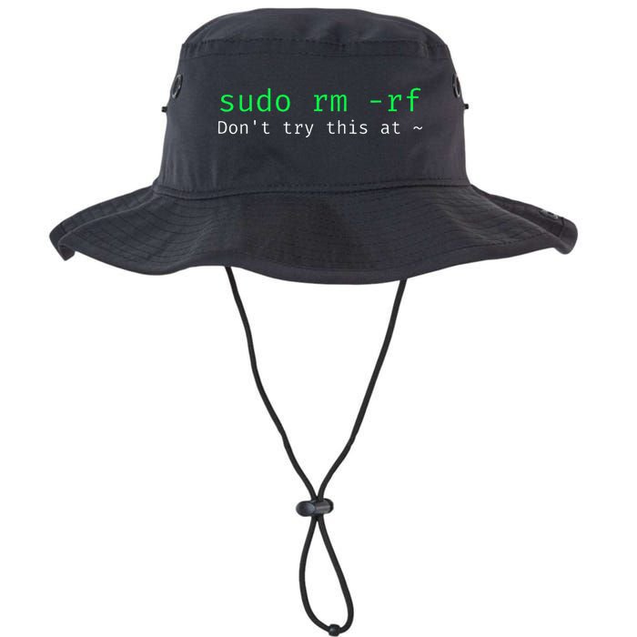 Sudo Rm Rf Funny Linux Sysadmin Command Line Legacy Cool Fit Booney Bucket Hat