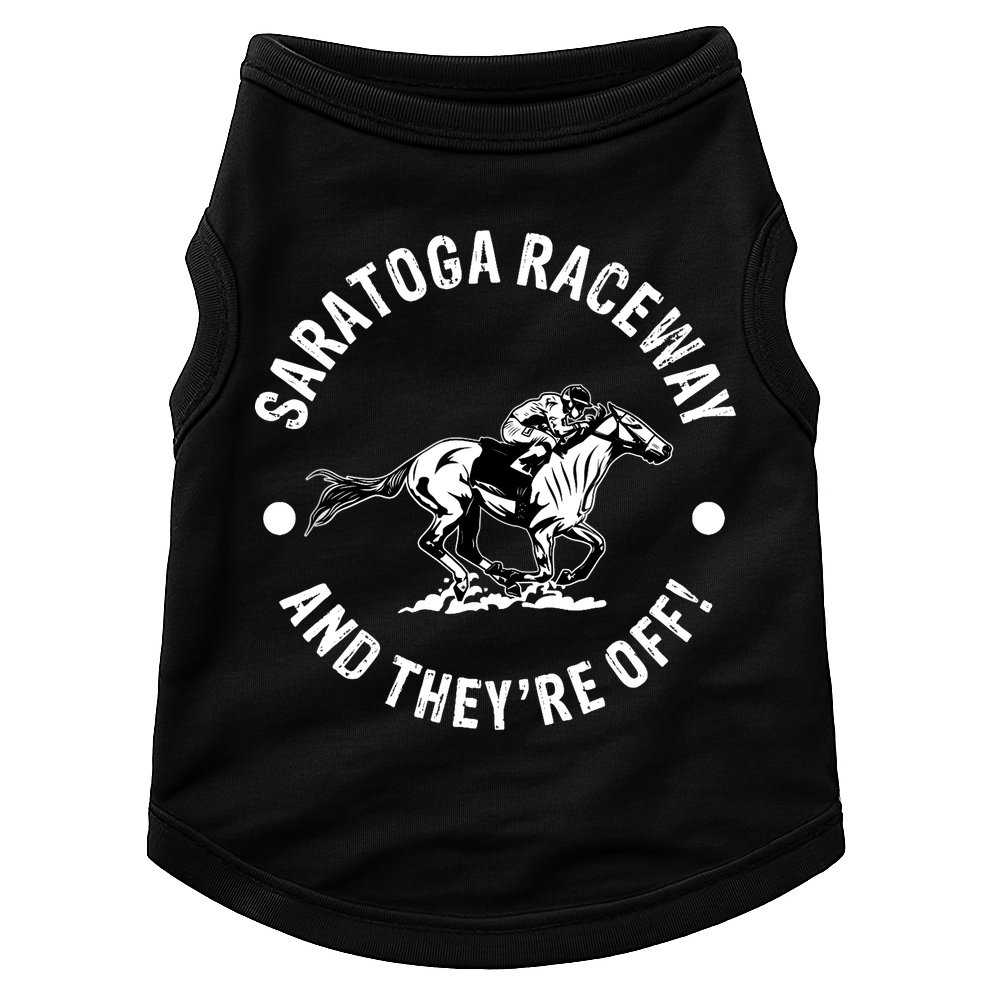 Saratoga Raceway Racetrack Horse Racing Equestrian NY Derby Doggie Tank
