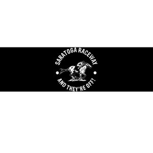 Saratoga Raceway Racetrack Horse Racing Equestrian NY Derby Bumper Sticker