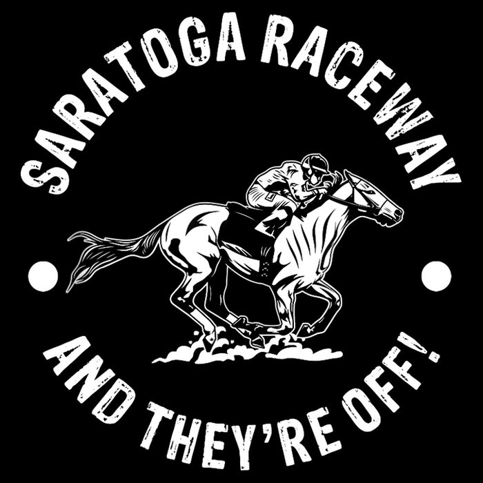 Saratoga Raceway Racetrack Horse Racing Equestrian NY Derby Impact Tech Backpack