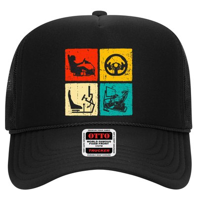 Sim Racing Retro Vintage Simulator Cockpit Racer Experience Trucker Hat