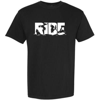 Snowmobile Ride Snowmobiling Winter Sport Gift Garment-Dyed Heavyweight T-Shirt