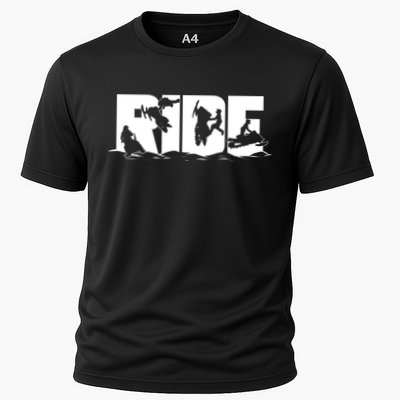 Snowmobile Ride Snowmobiling Winter Sport Gift Performance Shirt