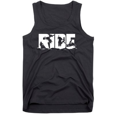 Snowmobile Ride Snowmobiling Winter Sport Gift Tank Top