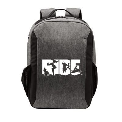 Snowmobile Ride Snowmobiling Winter Sport Gift Vector Backpack