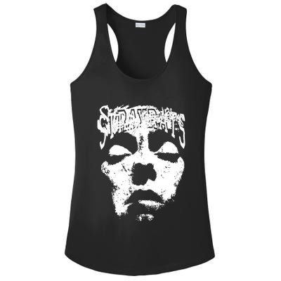 Stray Rats Store Stray Rats Face Ladies PosiCharge Competitor Racerback Tank