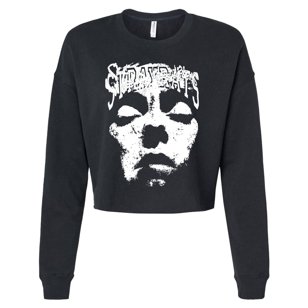 Stray Rats Store Stray Rats Face Cropped Pullover Crew