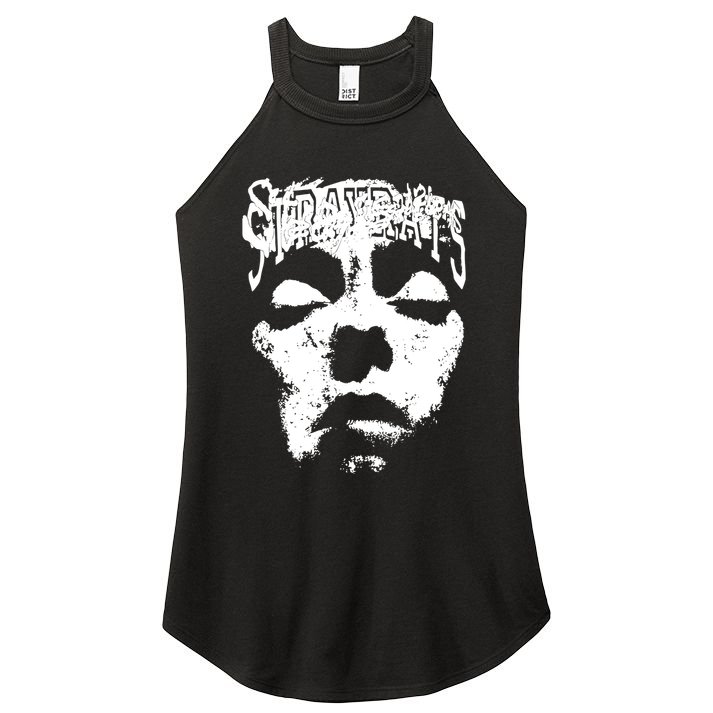 Stray Rats Store Stray Rats Face Women's Perfect Tri Rocker Tank