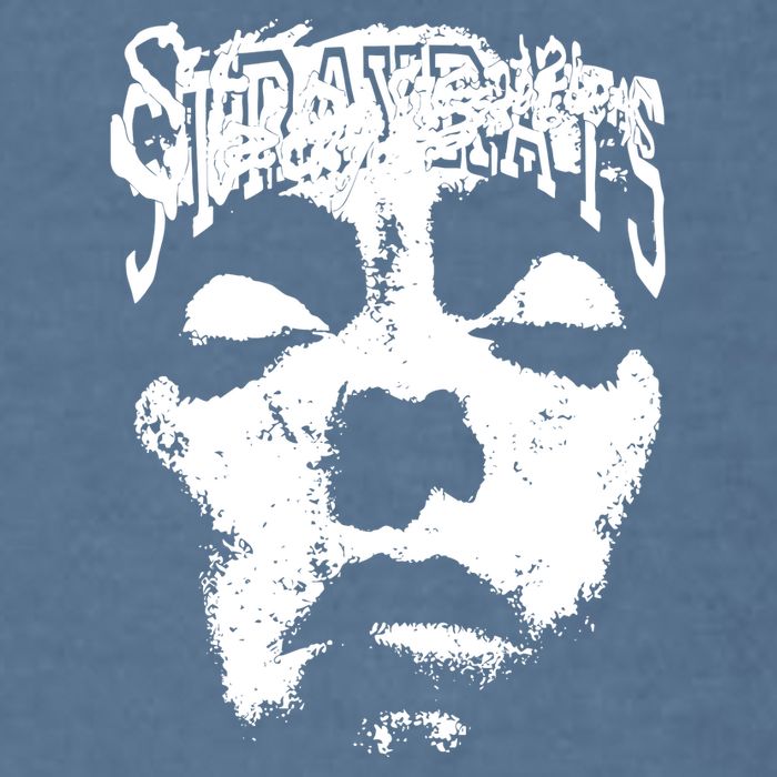 Stray Rats Store Stray Rats Face Garment-Dyed Sweatshirt