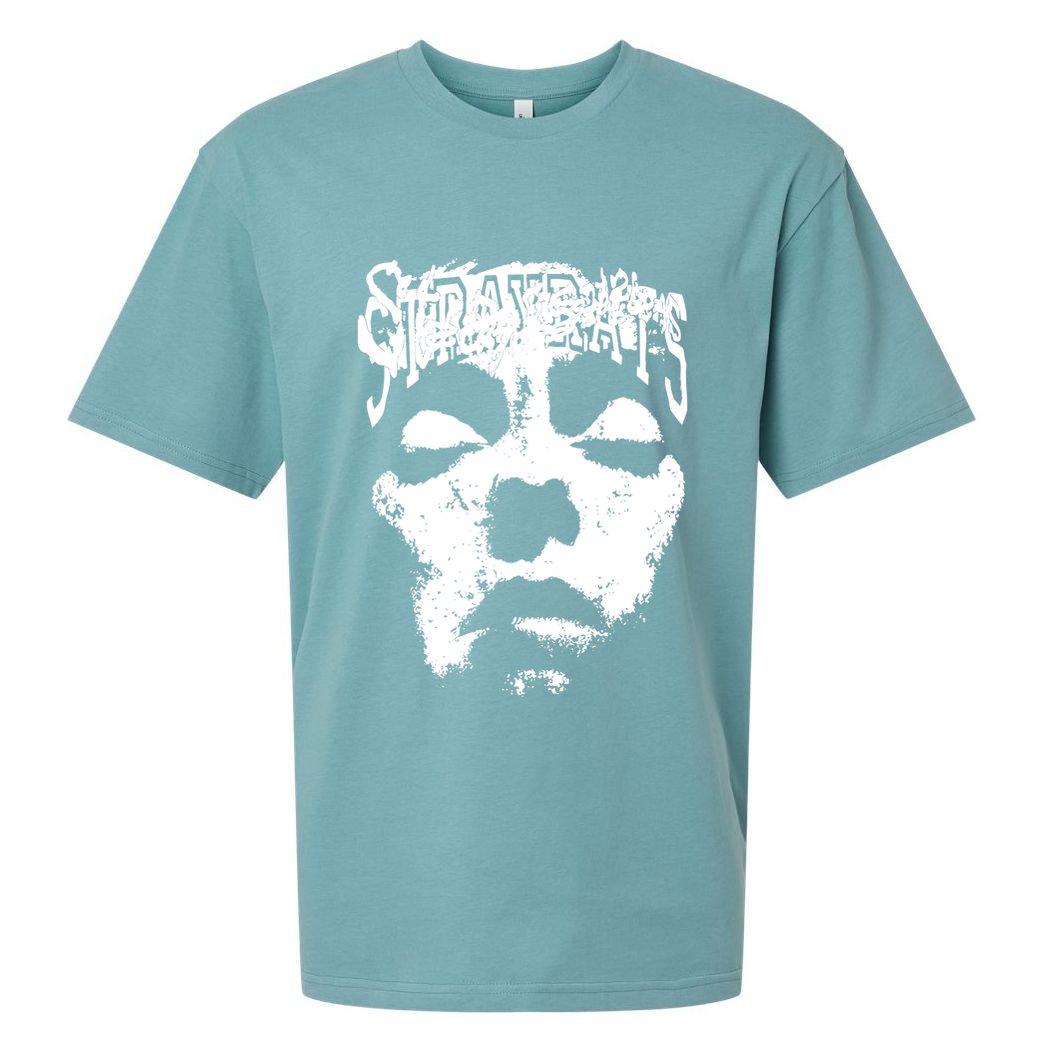 Stray Rats Store Stray Rats Face Sueded Cloud Jersey T-Shirt