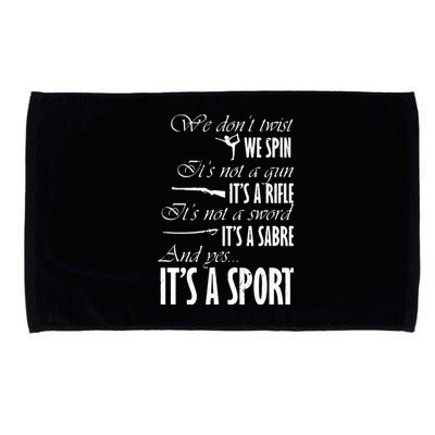 Spin Rifle Sabre Its A Sport Color Guard Winter Guard Microfiber Hand Towel