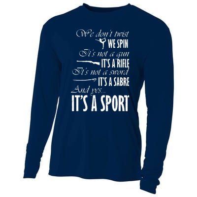 Spin Rifle Sabre Its A Sport Color Guard Winter Guard Cooling Performance Long Sleeve Crew