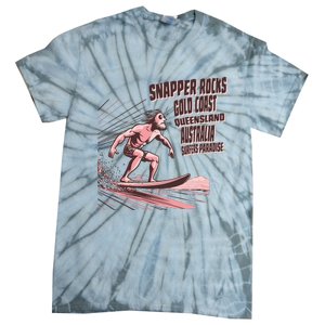 Snapper Rocks Surf Spot Australia Tie-Dye T-Shirt