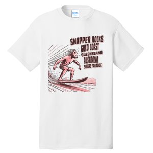 Snapper Rocks Surf Spot Australia Tall T-Shirt