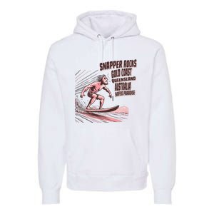 Snapper Rocks Surf Spot Australia Premium Hoodie