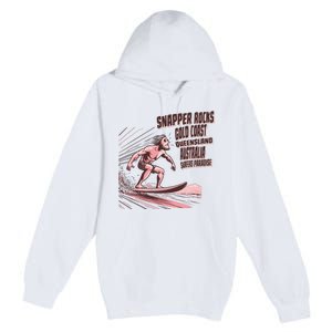 Snapper Rocks Surf Spot Australia Premium Pullover Hoodie