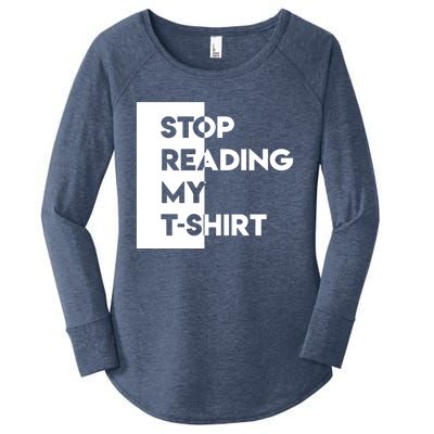 Stop Reading Women's Perfect Tri Tunic Long Sleeve Shirt