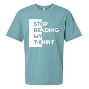 Stop Reading Sueded Cloud Jersey T-Shirt