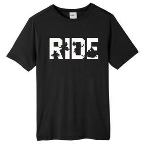 Snowmobile Ride Snowmobiling Winter Sport Gift Tall Fusion ChromaSoft Performance T-Shirt