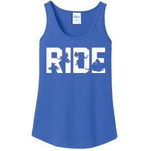 Snowmobile Ride Snowmobiling Winter Sport Gift Ladies Essential Tank