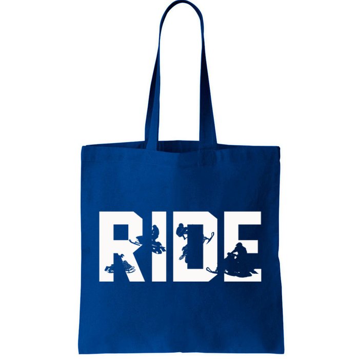 Snowmobile Ride Snowmobiling Winter Sport Gift Tote Bag